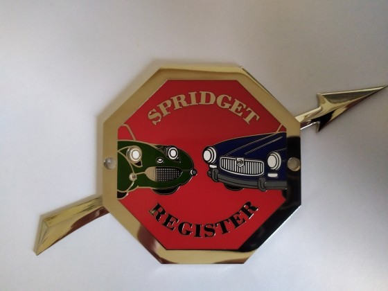 Spridget Register Badge